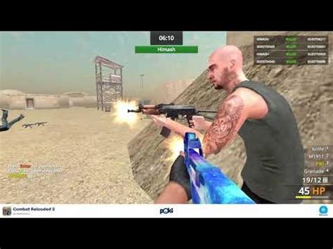 poki combat reloaded 2|I GOT A NEW RANK AND WON A SUPER MATCH : COMBAT .